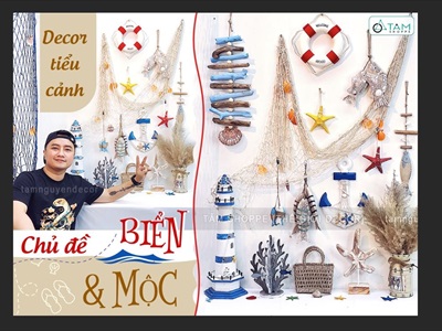 Concept decor Biển × Gỗ mộc mạc, gần gũi [2025 - Tâm Nguyễn Decor] CC-BIEN-2501