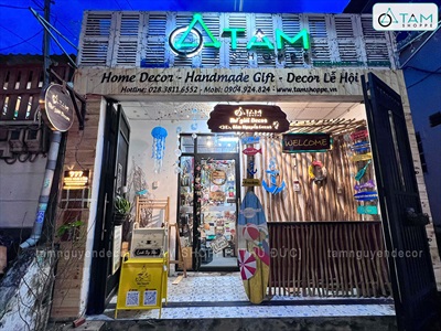 Concept Decor quầy bar chủ đề Biển – Trẻ Trung & Năng Động [2026 - Tâm Nguyễn Decor] CC-BIEN-2603