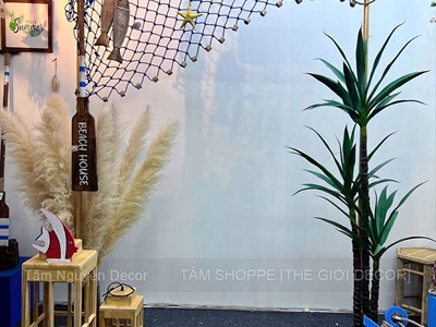 Hello Summer - Decor cổng khung sắt đơn giản chào hè [2026 - Tâm Nguyễn Decor] CC-BIEN-2602