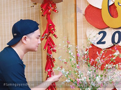 Backdrop Tết chủ đề 