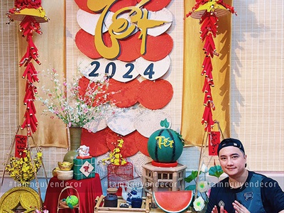 Backdrop Tết chủ đề 