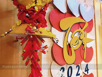 Backdrop Tết chủ đề 