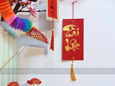 Decor góc chill Tết nhỏ xinh với Rồng [2024 - Tâm Nguyễn Decor] CC-TET-2402