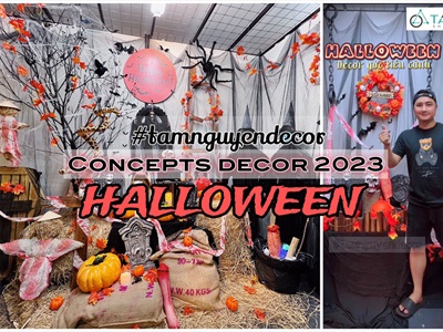 Top những Concepts trang trí tiểu cảnh Halloween 2023 ấn tượng do Tâm Nguyễn Decor thực hiện