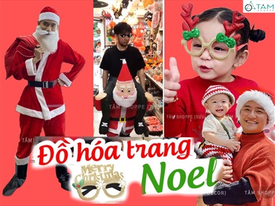 Sắm đồ hóa trang Noel quẩy tưng bừng dịp cuối năm