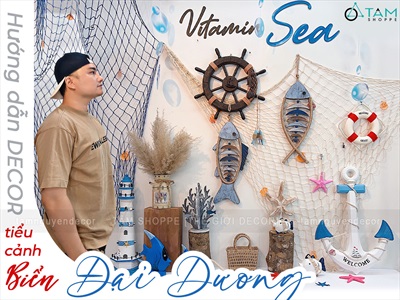 Hướng dẫn decor backdrop phong cách biển chủ đề 