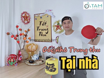 Góc nhỏ Trung thu với trà bánh, cành hồng khô [2023 - Bởi Tâm Nguyễn Decor] CC-TRUNGTHU-2301