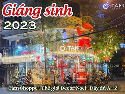Mua đồ trang trí Noel ở đâu tại TP.HCM? Vì sao nên mua đồ trang trí Noel tại Tâm Shoppe?