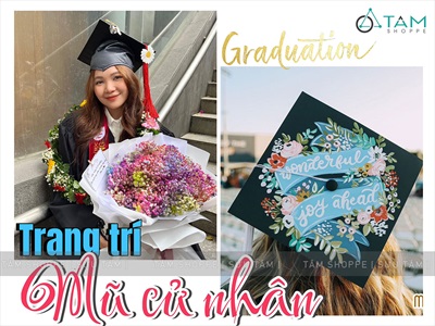 Trang trí mũ cử nhân - Điểm nhấn khó quên cho ngày lễ tốt nghiệp