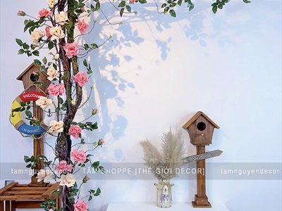 Concept Decor Giàn Hồng Leo Kiểu Pháp Vintage – Lãng Mạn & Tinh Tế [2025 - Tâm Nguyễn Decor] CC-HOAGIA-02