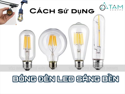 Cả năm không cần thay mới nhờ cách sử dụng bóng đèn Led sáng bền