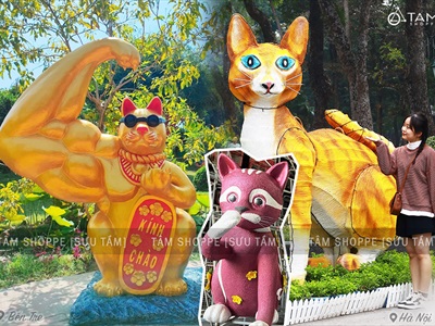 Cười xỉu với nhan sắc dàn linh vật mèo 2023 - “Cũng là mèo nhưng nó lạ lắm”
