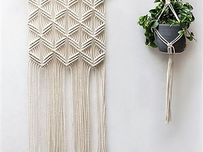 Macrame trang trí – Đơn giản, đa dạng và sáng tạo