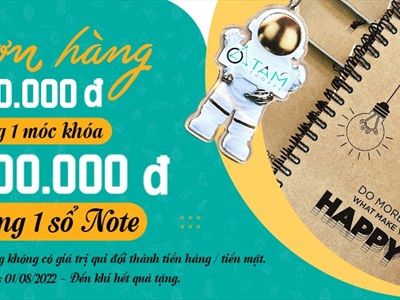 Quà tặng tháng 08/2022: Mua sắm mê say - Nhận ngay quà xịn từ Tâm Shoppe