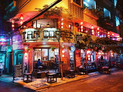 Dân tình đổ gục với quán cafe Đèn lồng đỏ rực Tâm Coffee 2018 - By Tâm Nguyễn Decor | Thi công
