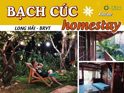 Bạch Cúc Homestay: Khu vườn xanh mướt giữa làng biển Long Hải – Vũng Tàu