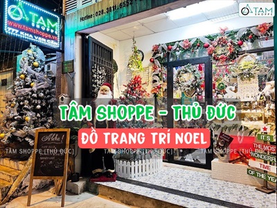 Tâm Shoppe - Shop bán đồ trang trí Noel phong phú nhất ở Thủ Đức