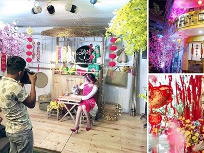 Sống ảo bung nóc tại 5 QUÁN CAFE DECOR TẾT đẹp siêu rực rỡ ở Sài Gòn 2018