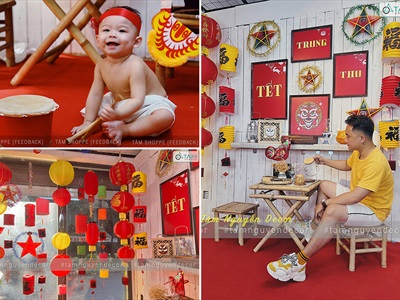 Vừa mua lồng đèn, vừa chụp hình check-in sống ảo lạc lối với tiểu cảnh Tết Trung Thu đẹp tại Tâm Shoppe | Feedback