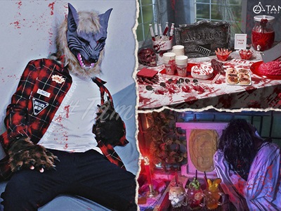 Thách thức mọi sự gan dạ với ý tưởng trang trí Halloween kinh dị