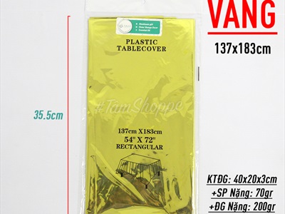 Khăn trải bàn plastic bắt sáng 137x183cm KTBA-PLASTIC