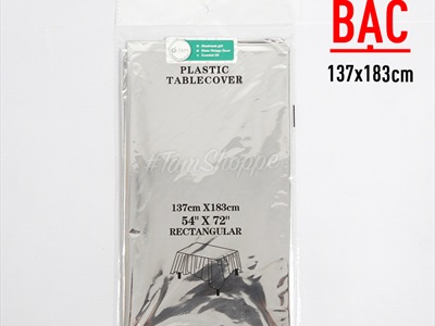 Khăn trải bàn plastic bắt sáng 137x183cm KTBA-PLASTIC
