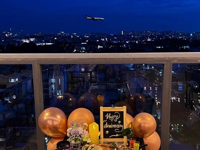 Standee bảng đen viết phấn Menu chữ A 2 mặt để bàn 30x20cm [Dễ viết - Gấp gọn] BANGDEN-04