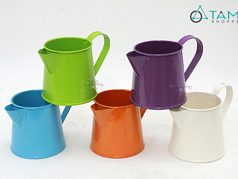 Ca thiếc mini trơn màu mỏ vịt [tĩnh điện - 5 màu] CAROTNUOC-02