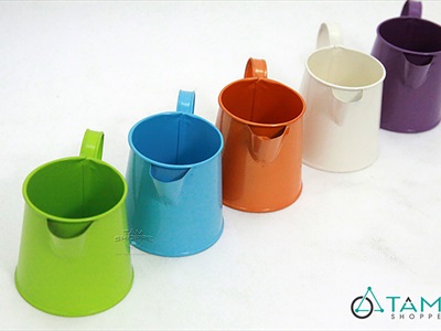 Ca thiếc mini trơn màu mỏ vịt [tĩnh điện - 5 màu] CAROTNUOC-02