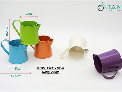 Ca thiếc mini trơn màu mỏ vịt [tĩnh điện - 5 màu] CAROTNUOC-02