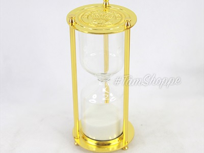 Mô hình đồng hồ cát bằng sắt cổ điển Vintage DONGHO-01