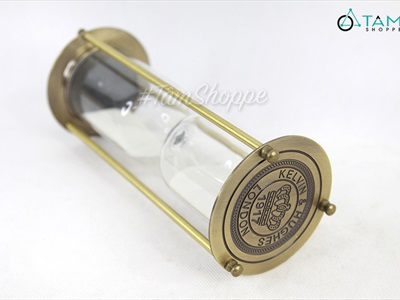 Mô hình đồng hồ cát bằng sắt cổ điển Vintage DONGHO-01