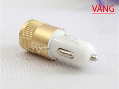 Bộ chia tẩu sạc ô tô đầu điếu thuốc ra 2 cổng USB nhỏ gọn DOCHOIOTO-01