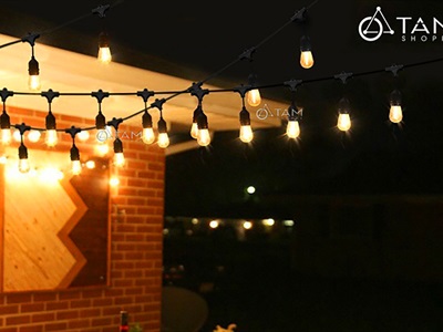 Bóng đèn trái chanh sợi Led G45 [Vàng ấm - 4 sợi Led] BONGDEN-02