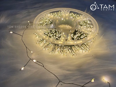 Dây đèn led đom đóm nhánh rễ cây siêu nhiều Led [Dây xanh - Led dày] DAYDEN-04