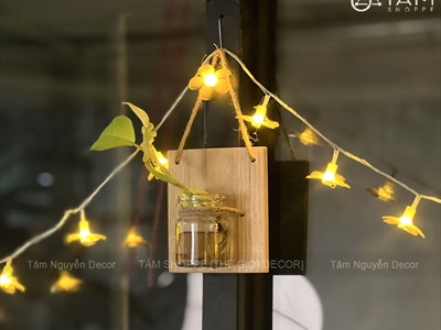 Dây đèn led hoa mai hoa đào phát sáng [Nhiều kiểu - Điện] DAYDEN-24
