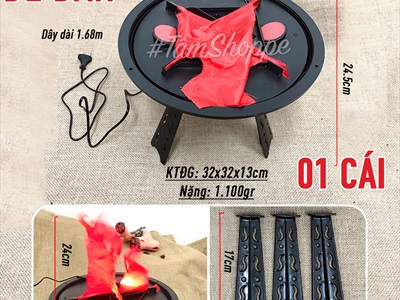 Đèn ngọn lửa giả 3D trang trí để bàn và treo LED-LUA3D