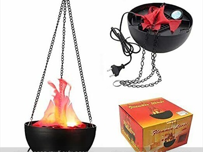 Đèn ngọn lửa giả 3D trang trí để bàn và treo LED-LUA3D
