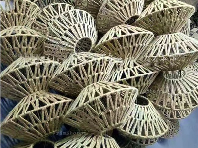 Đèn thả trần khung sắt quấn dây thừng Rustic [Nhiều kiểu - Full PK] DENTHATRAN-01