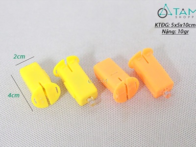 Nút nhựa đèn Led gắn lồng đèn, đồ chơi (sẵn pin) LED-KHAC-01