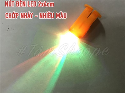Nút nhựa đèn Led gắn lồng đèn, đồ chơi (sẵn pin) LED-KHAC-01