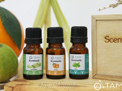 Combo: 01 đèn đốt nến + 01 vỉ nến 10 viên 4h + 01 tinh dầu 10ml (được chọn mùi) DDTD-COMBO-01