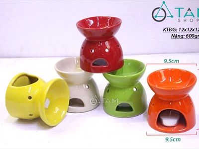Đèn đốt tinh dầu hình mặt cười DDTD-GOM-02