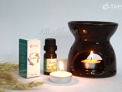 Đèn đốt tinh dầu hình mặt cười DDTD-GOM-02