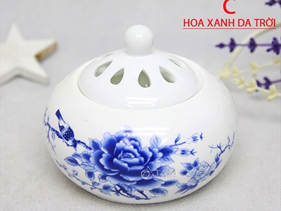 Lò xông trầm hương tinh dầu bằng nhiệt điện [không đèn] LXTH-DIEN-01