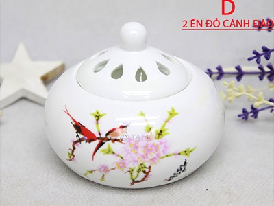 Lò xông trầm hương tinh dầu bằng nhiệt điện [không đèn] LXTH-DIEN-01