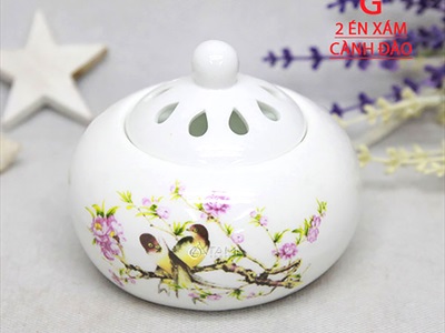 Lò xông trầm hương tinh dầu bằng nhiệt điện [không đèn] LXTH-DIEN-01