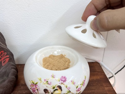 Lò xông trầm hương tinh dầu bằng nhiệt điện [không đèn] LXTH-DIEN-01