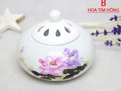 Lò xông trầm hương tinh dầu bằng nhiệt điện [không đèn] LXTH-DIEN-01