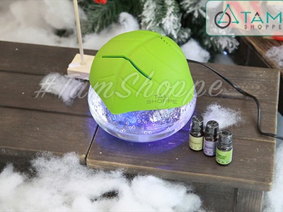 Máy khuếch tán tinh dầu chiếc lá Refreshener [Tặng tinh dầu] MKTTD-01